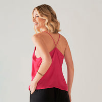 Blusa Alças finas - Fúcsia