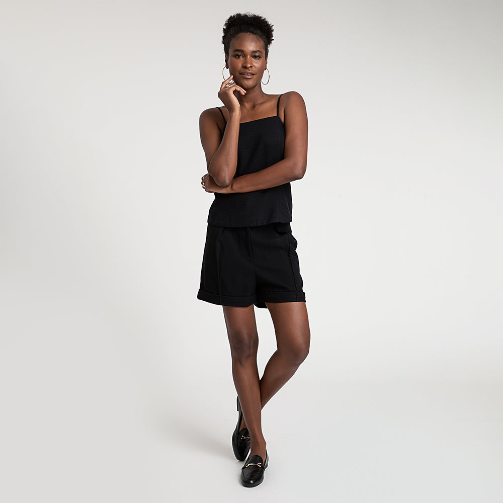 Regata Alça Confort Feminina - Preto