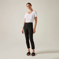 Calça Básica Sarja - Preto
