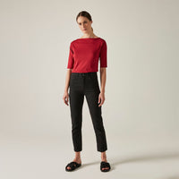 Calça Básica Sarja - Preto