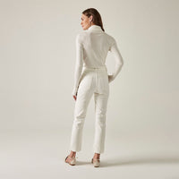 Calça Básica Sarja - Cru