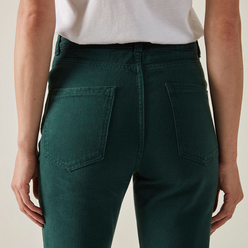 Calça Básica Sarja - Verde Mato