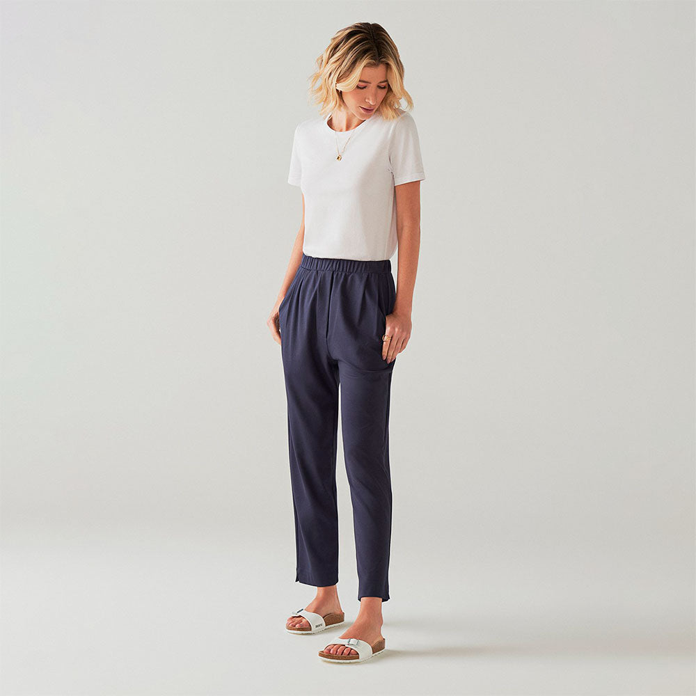 Calça Alfaiataria Conforto - Azul Marinho