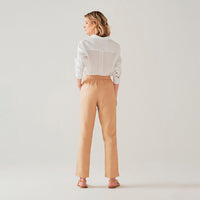 Calça Leve Linho - Camel