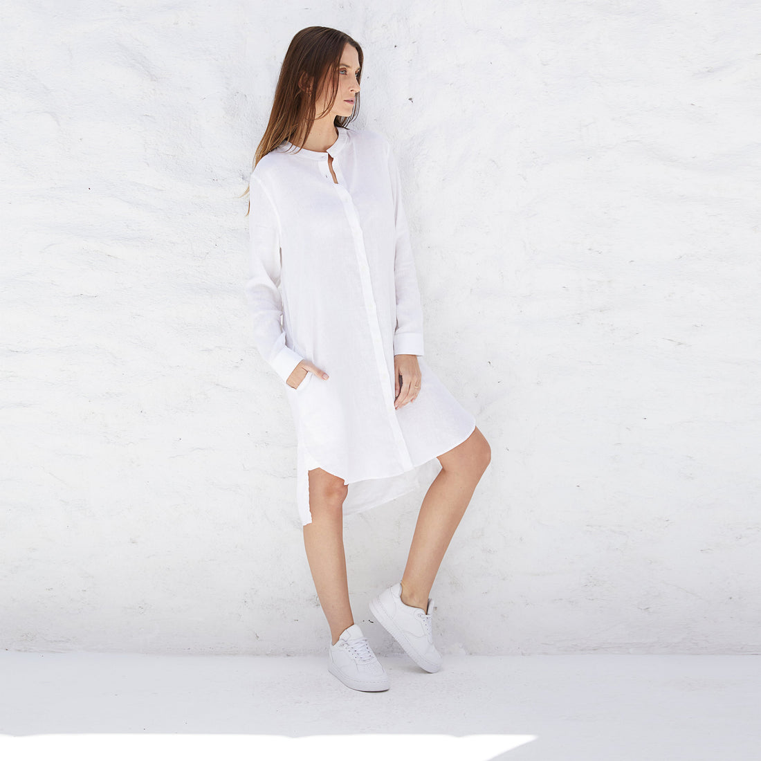 Chemise Leve Linho - Branco