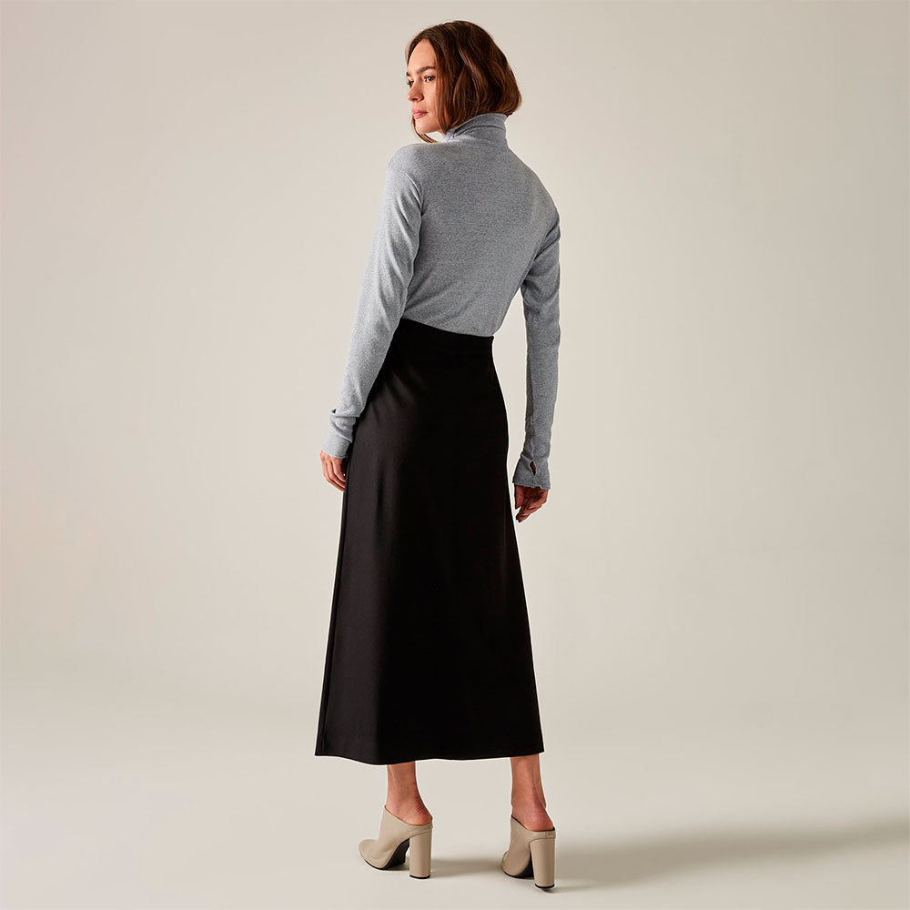 Saia Alfaiataria Conforto - Preto