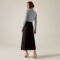 Saia Alfaiataria Conforto - Preto
