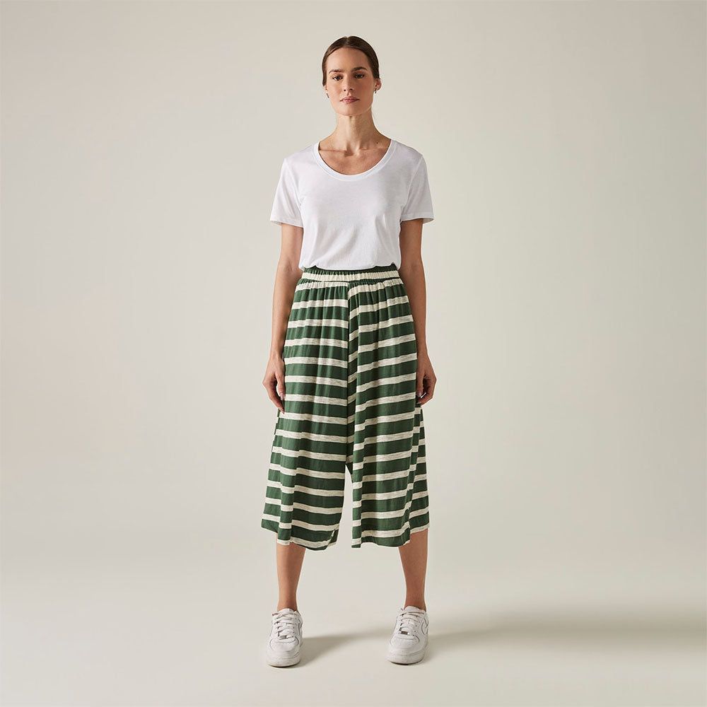 Saia-Calça Midi Algodão Feminino - Floresta