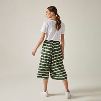Saia-Calça Midi Algodão Feminino - Floresta