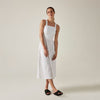 Vestido Cruzado Leve Linho - Cru