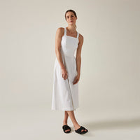 Vestido Cruzado Leve Linho - Cru