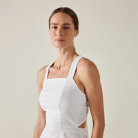 Vestido Cruzado Leve Linho - Cru