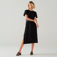 Vestido Conforto Midi - Preto