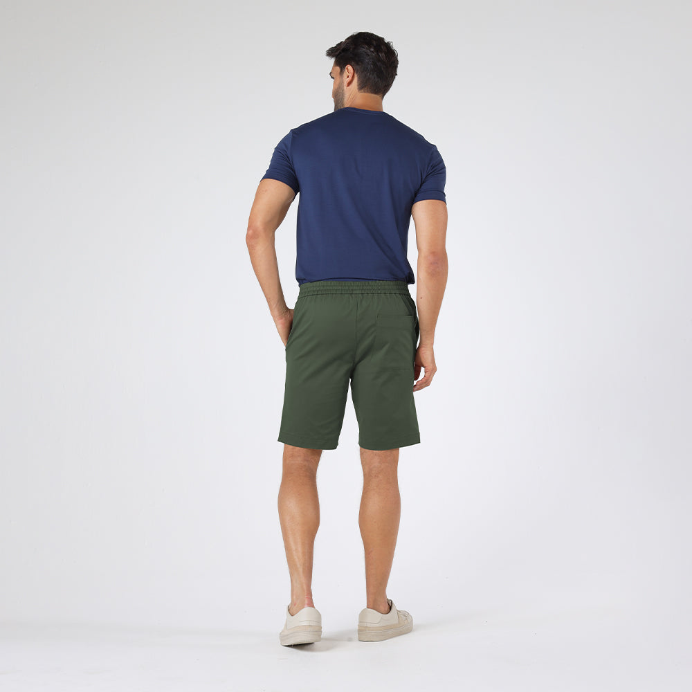 Bermuda Everyday Algodão Egípcio Cós Elástico - Verde Bambu