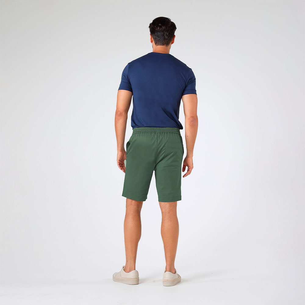 Bermuda Everyday Algodão Egípcio Cós Elástico - Verde Bambu