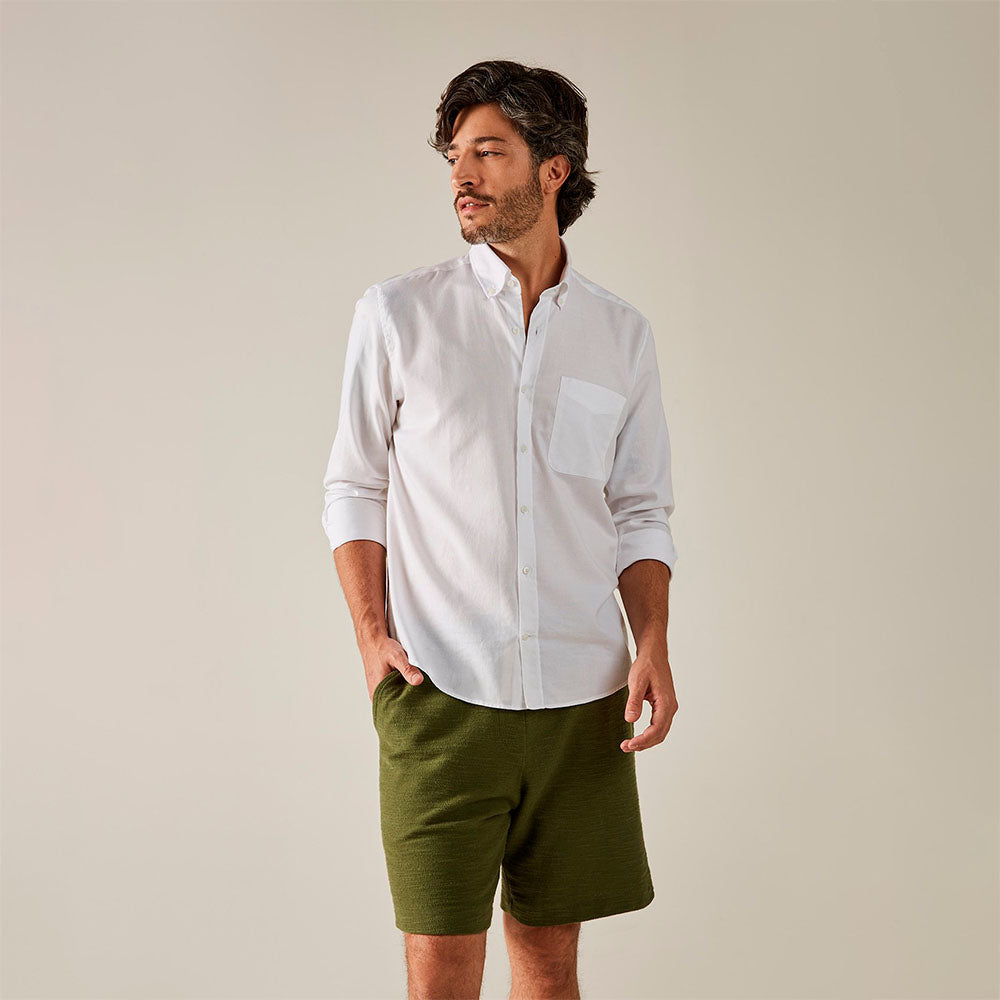 Bermuda Básica Conforto Moletom - Militar