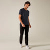 Calça Algodão Egípcio Cós Flexível Masculina - Preto