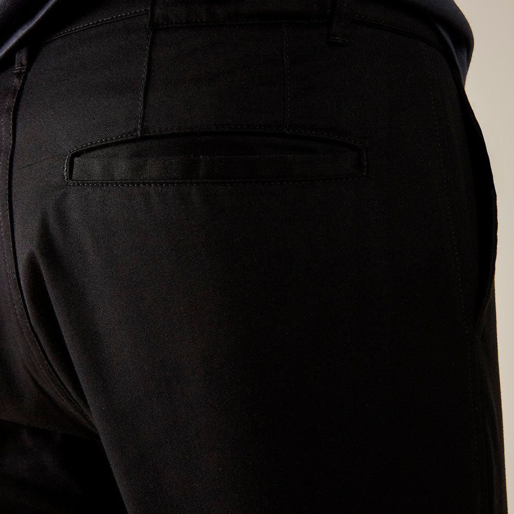 Calça Algodão Egípcio Cós Flexível Masculina - Preto