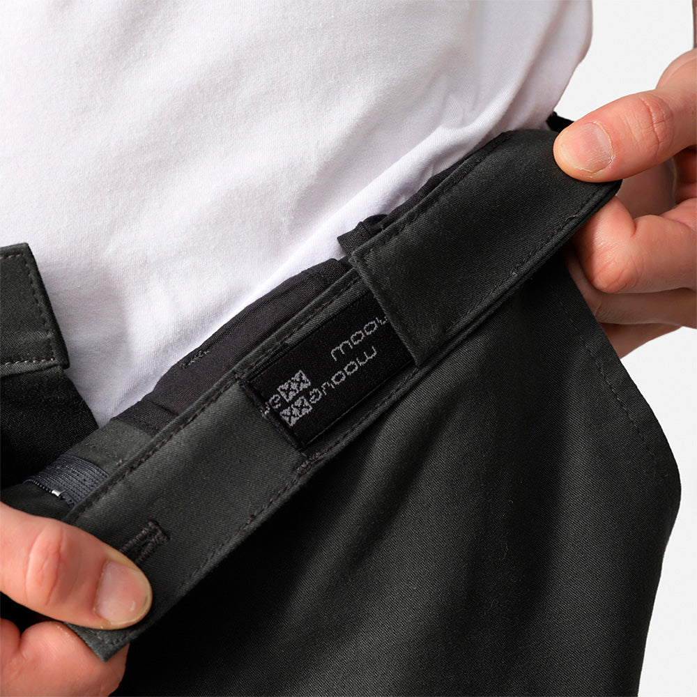 Calça Algodão Egípcio Cós Flexível Masculina - Asfalto