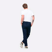 Calça Algodão Egípcio Cós Flexível Masculina - Azul Azaleia