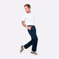 Calça Algodão Egípcio Cós Flexível Masculina - Azul Azaleia