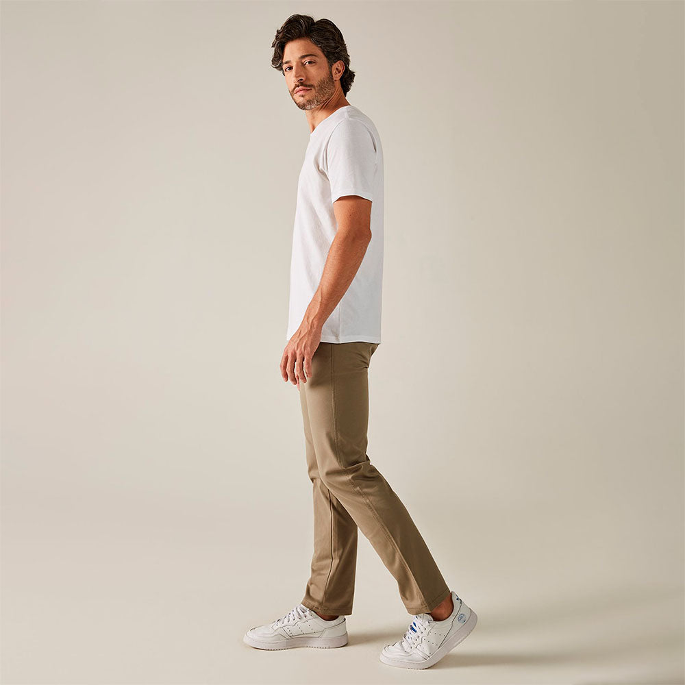 Calça Algodão Egípcio Cós Flexível Masculina - Cerrado