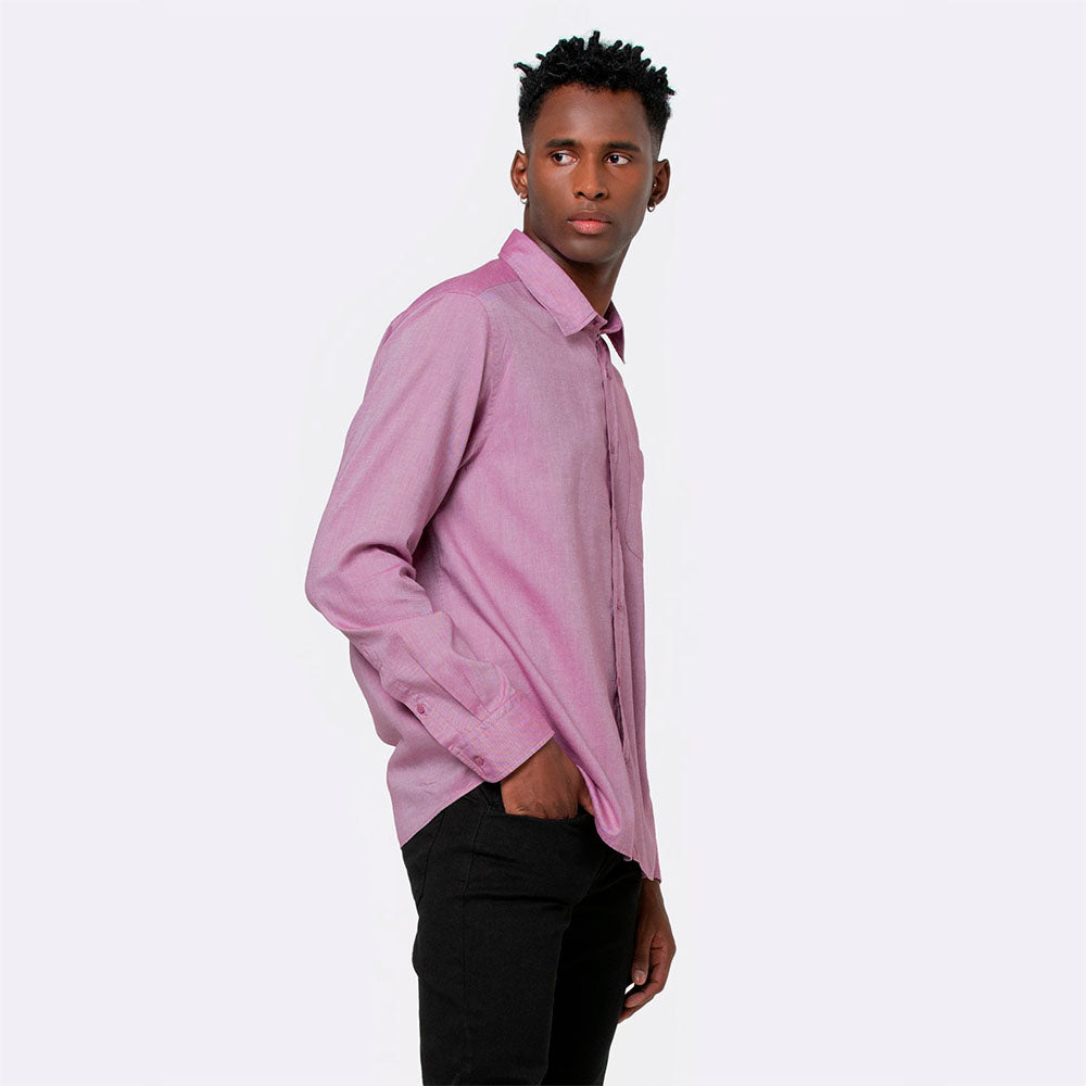 Camisa Clássica Oxford Masculina - Quartzo