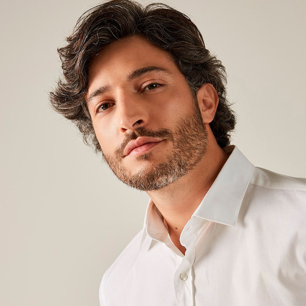 Camisa Tricoline Masculina - Branco