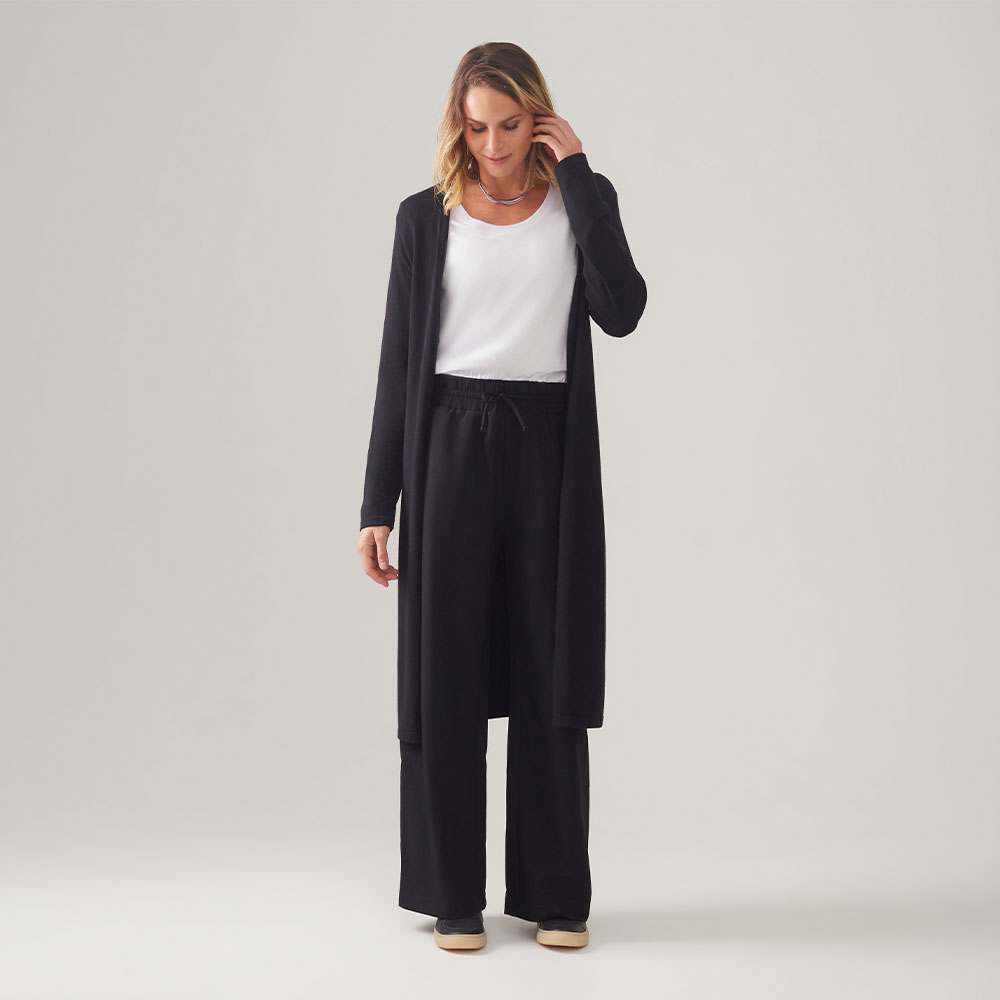 Cardigan Tricot - Preto
