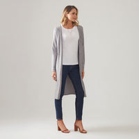 Cardigan Tricot - Cinza Mescla