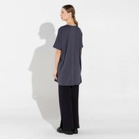 Camiseta Pima Oversized Feminina | Life Collection - Grafite