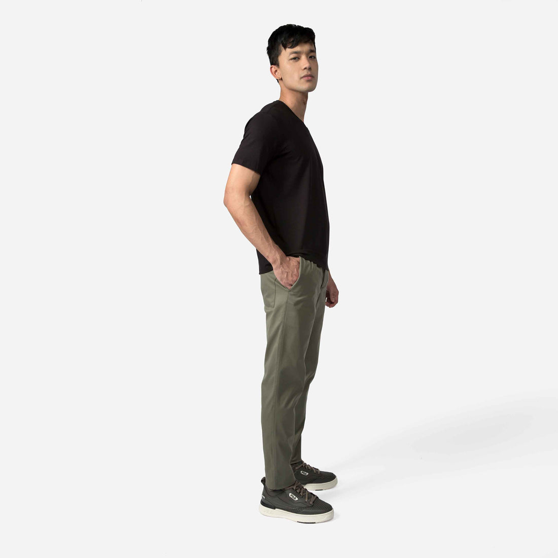 Tech T-Shirt Modal V Premium Masculina | Basico.com - Preto