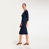 Vestido Mid Essencial - Azul Marinho