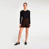 Shorts Cintura Alta - Tabaco