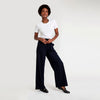 Calça Wide Alfaiataria - Azul Marinho