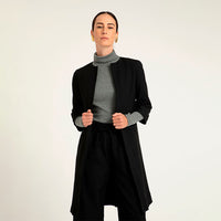 Casaco Alongado - Preto