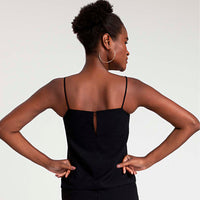 Regata Viscose Alça Fina - Preto