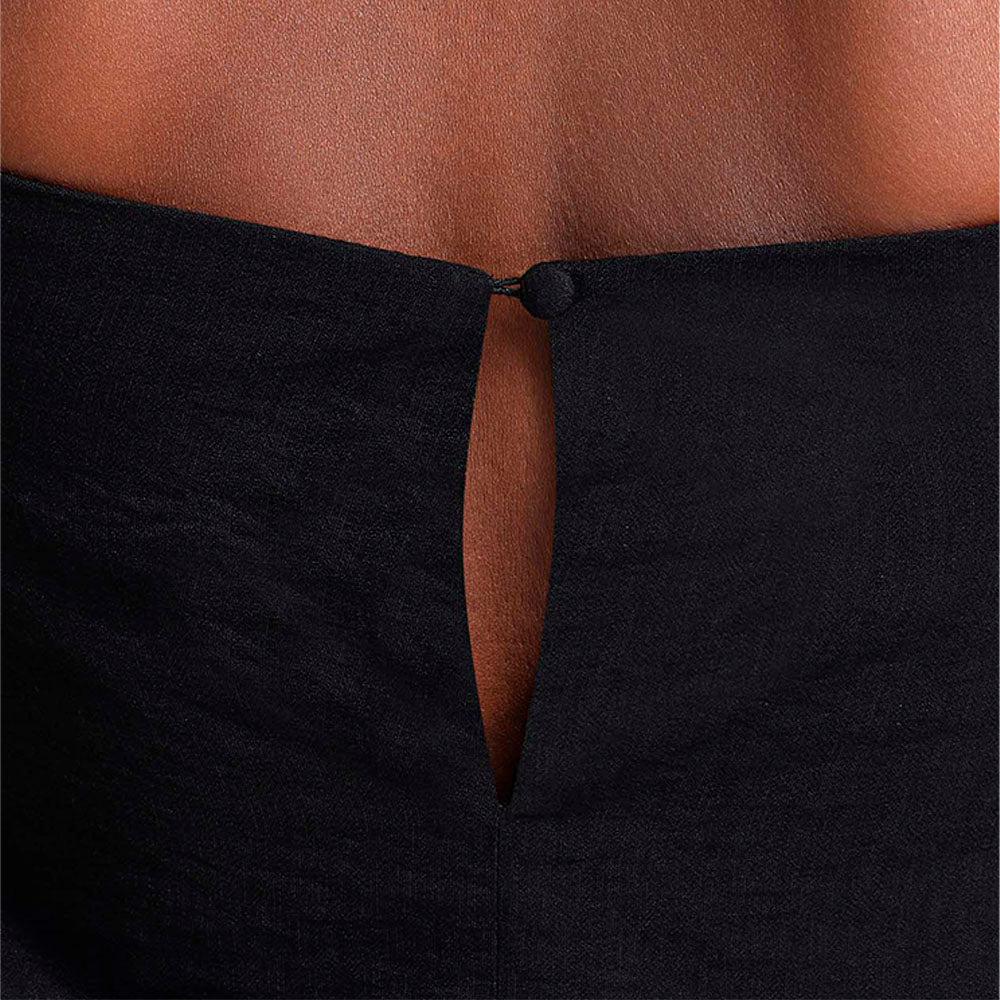 Regata Viscose Alça Fina - Preto