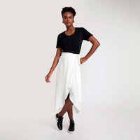 Saia Pareô Midi - Off White