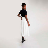 Saia Pareô Midi - Off White