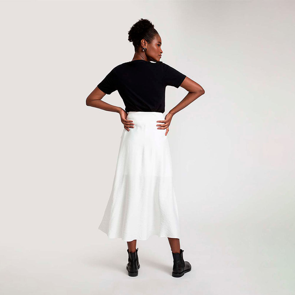 Saia Pareô Midi - Off White