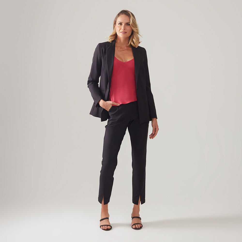 Blazer Clássico Acinturado - Preto