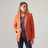 Blazer Clássico Acinturado - Laranja