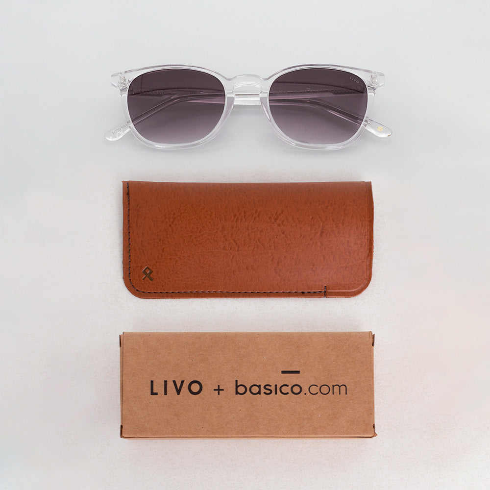 Óculos de sol LIVO - Cristal
