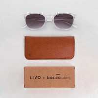 Óculos de sol LIVO - Cristal