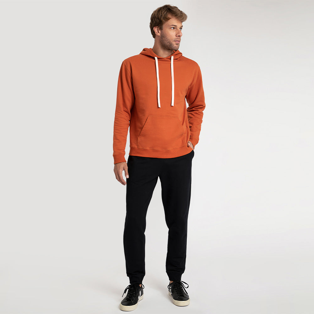 Calça Jogger de Moletom Masculina - Preto