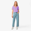 Camiseta Algodão Premium Gola V Feminina | Everyday Collection - Lilás