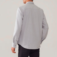 Camisa Tecido Ecologico Masculina - Cinza