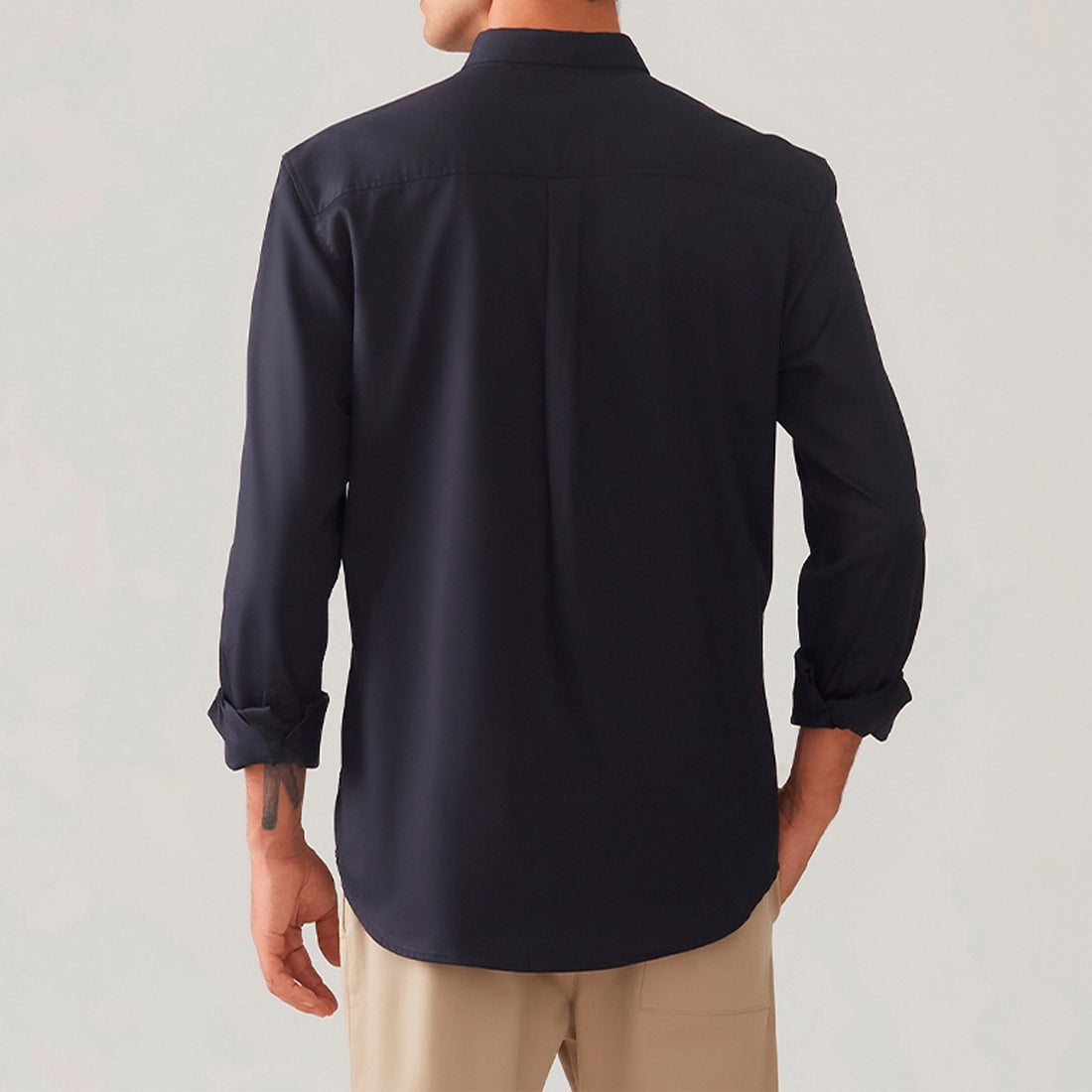 Camisa Algodão Masculina - Preto