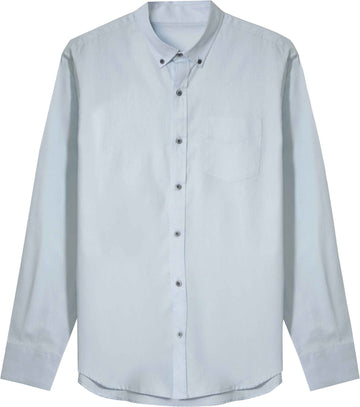 Camisa Algodão Masculina - Azul Claro